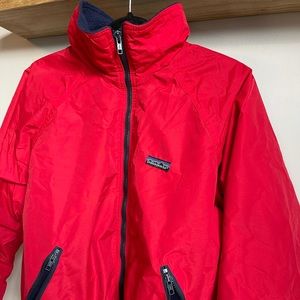 Vintage Patagonia Bomber Ski Jacket, Red & Navy, Men’s Medium